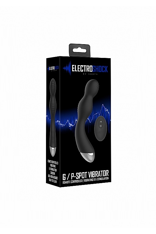 вибромассажер для точки g с электростимуляцией и пультом управления e-stim g/p-spot vibrator в Краснодаре