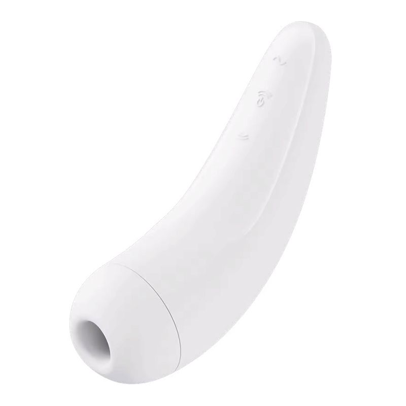 Вакуум-волновой бесконтактный стимулятор клитора Satisfyer Curvy 2+, белый