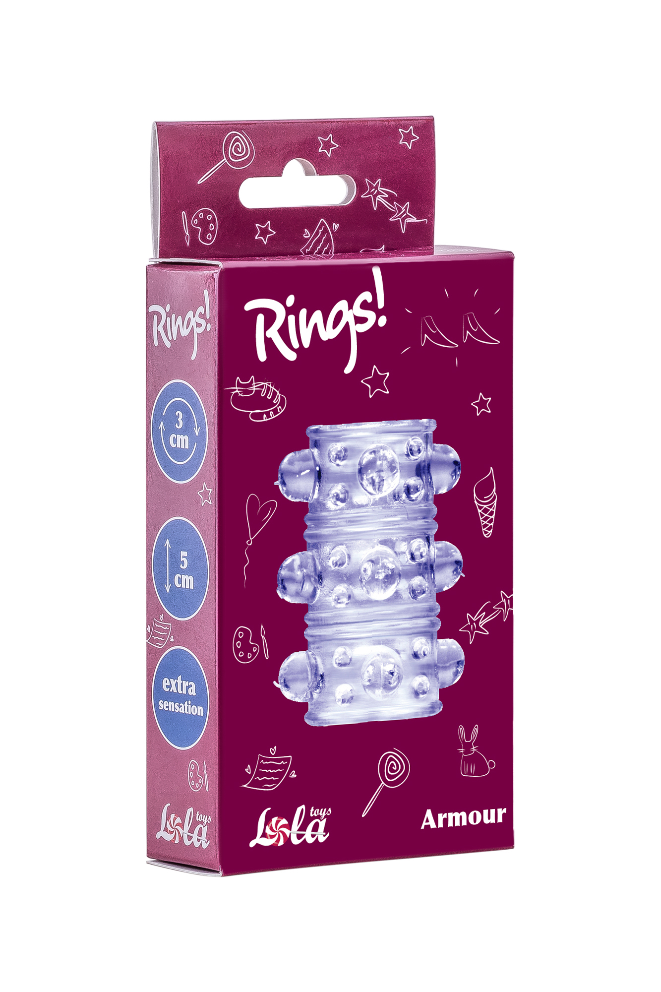 насадка на пенис rings armour purple 0115-12lola в Краснодаре