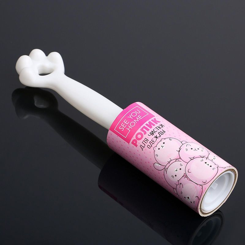 ролик для чистки одежды cats, 20 листов, белый в Краснодаре