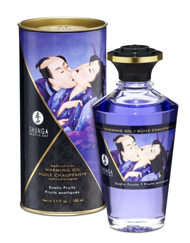 масло массажное съедобное shunga экзотические фрукты, 100 мл в Краснодаре
