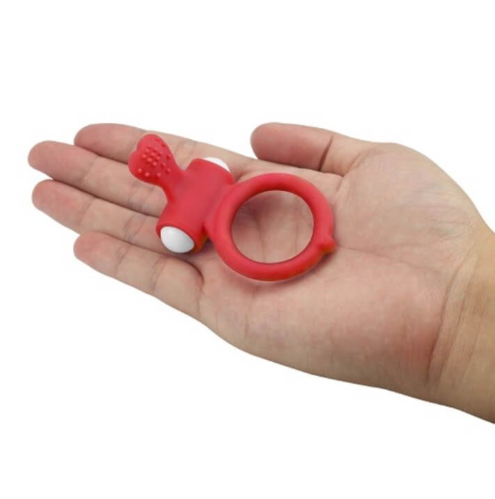 эрекционное виброкольцо lovetoy power heart, красное в Краснодаре