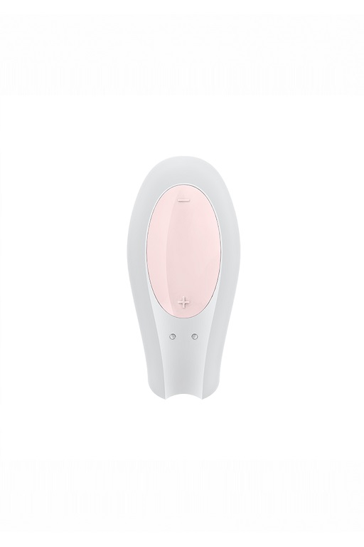 парный вибратор satisfyer double joy с возможностью управления через приложение (белый) в Краснодаре