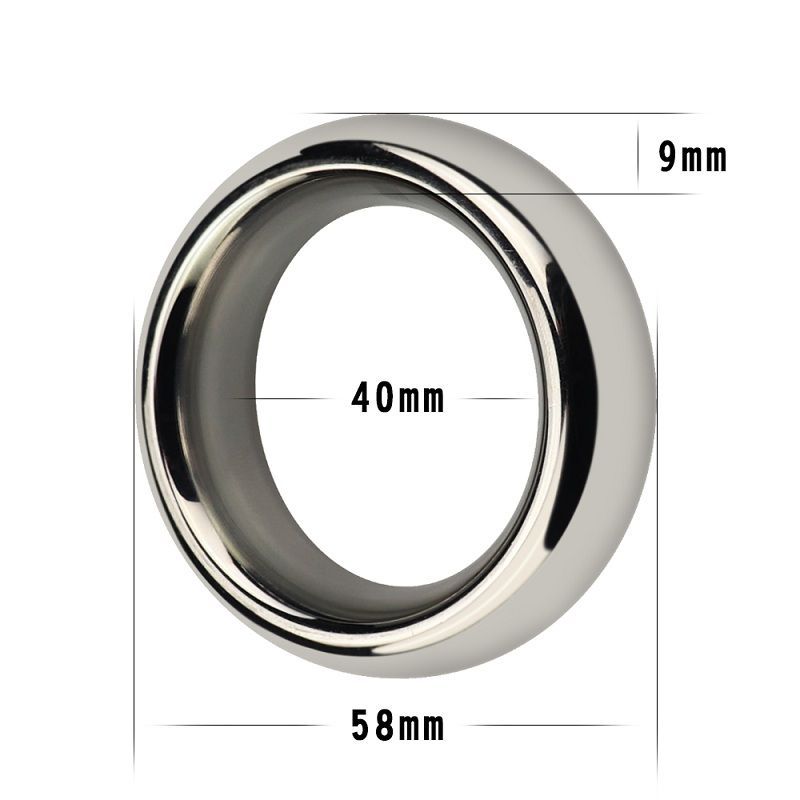 кольцо lovetoy metal silver cockring 4 см, металлическое в Краснодаре