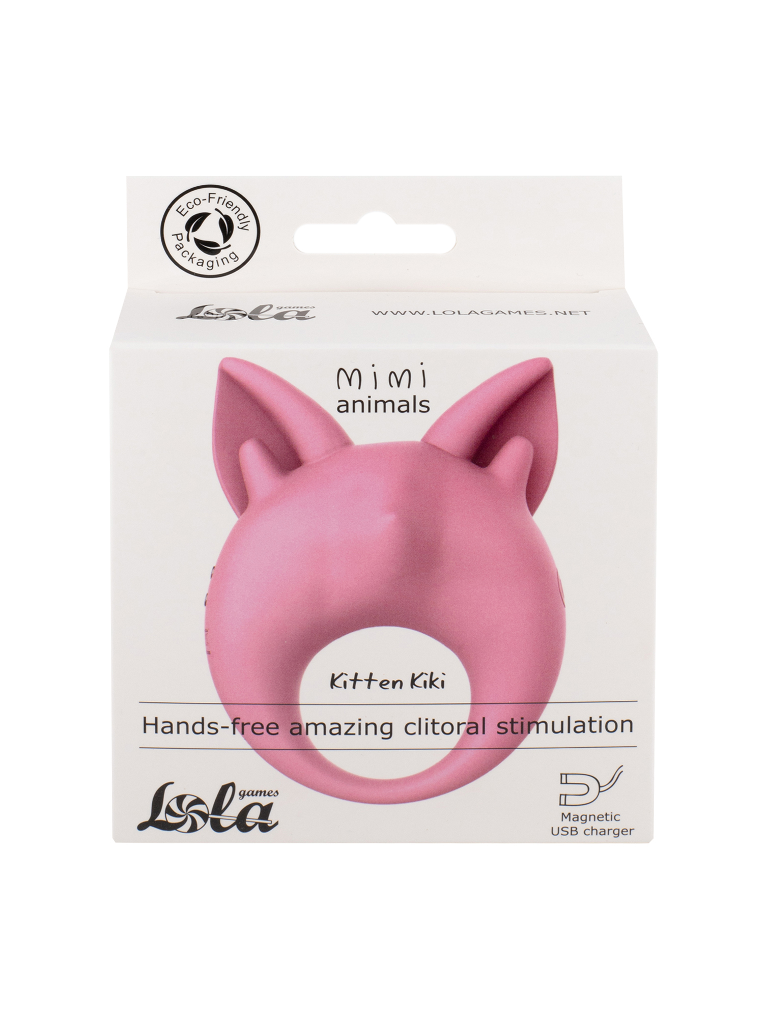 перезаряжаемое кольцо для клиторальной стимуляции mimi animals kitten kiki light pink 7200-02lola в Краснодаре