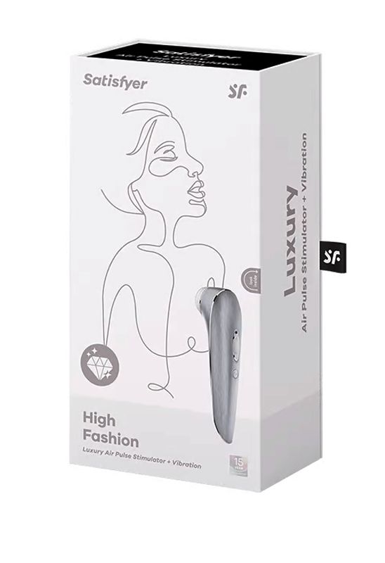 вибро-вакуумно-волновой стимулятор satisfyer high fashion, серебристый в Краснодаре