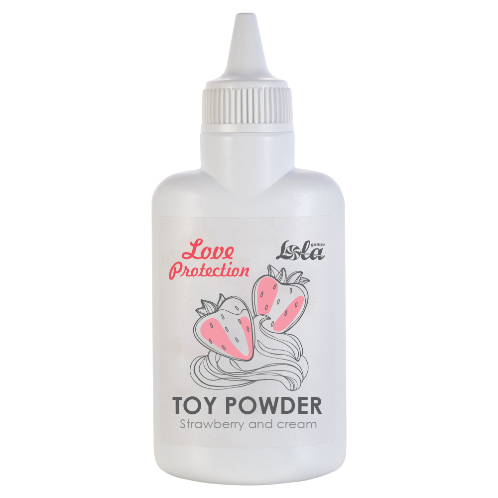 пудра для игрушек ароматизированная love protection клубника со сливками 30гр 1820-01lola в Краснодаре