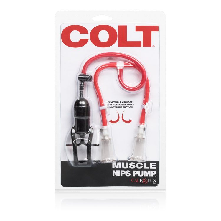 Помпы для сосков California Exotic Novelties Colt Muscle Nips Pump, красные