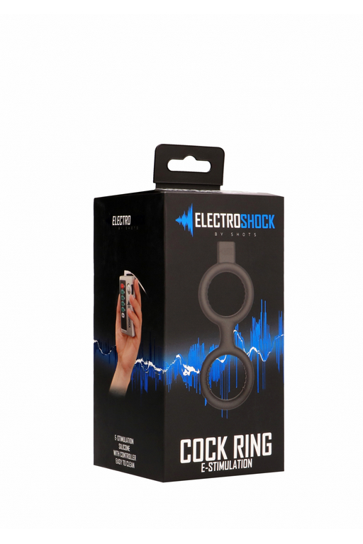 двойное кольцо с электростимуляцией e-stimulation cock ring with ballstrap в Краснодаре