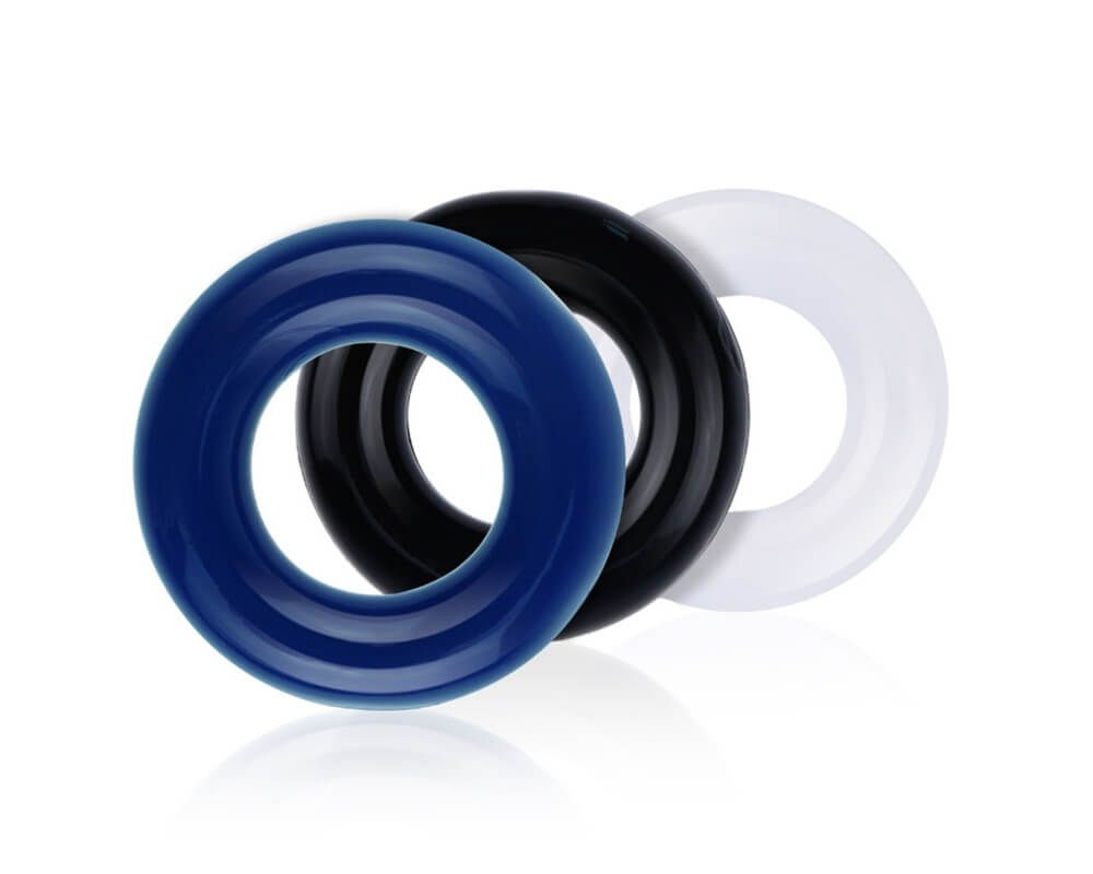 Набор эрекционных колец Lovetoy Donut 04, 3 шт