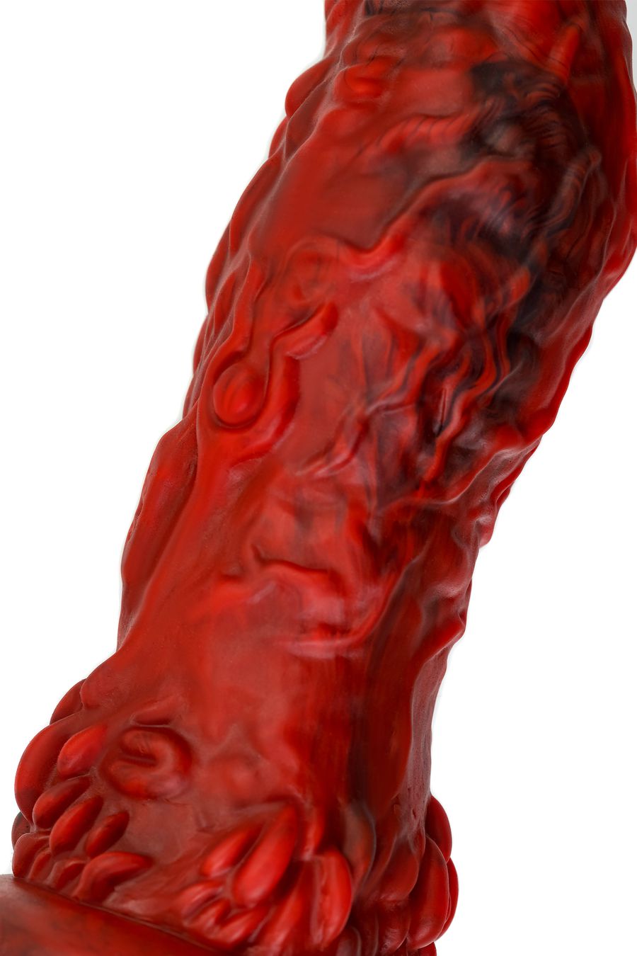 вибратор black&red by toyfa monster docus, силикон, красно-черный, 20 см в Краснодаре