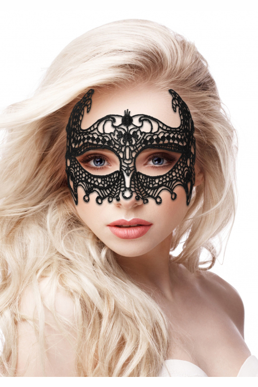 кружевная маска ручной работы на глаза empress black lace mask в Краснодаре