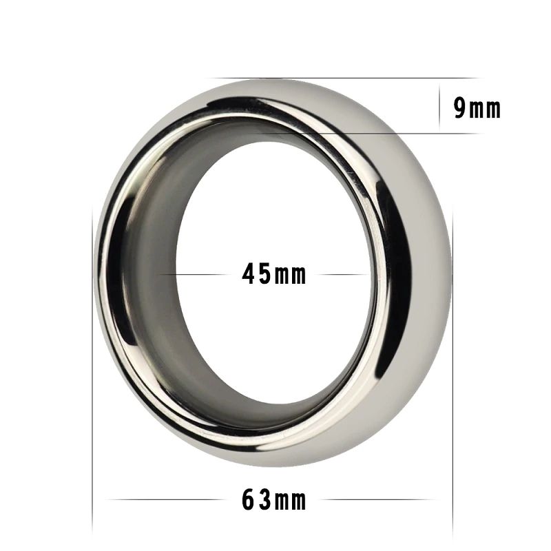 кольцо lovetoy metal silver cockring 4,5 см, металлическое в Краснодаре