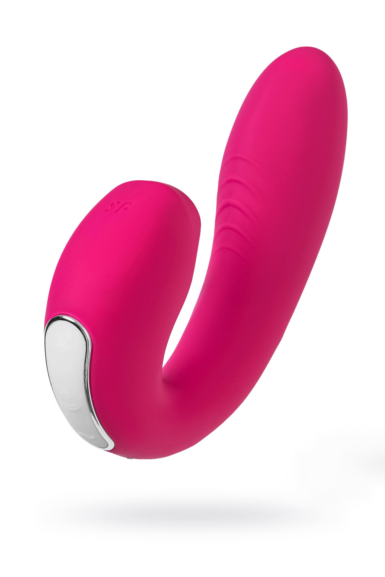 Вибратор Satisfyer Sunray, с вакуум-волновым стимулятором, силикон, розовый, 15 см