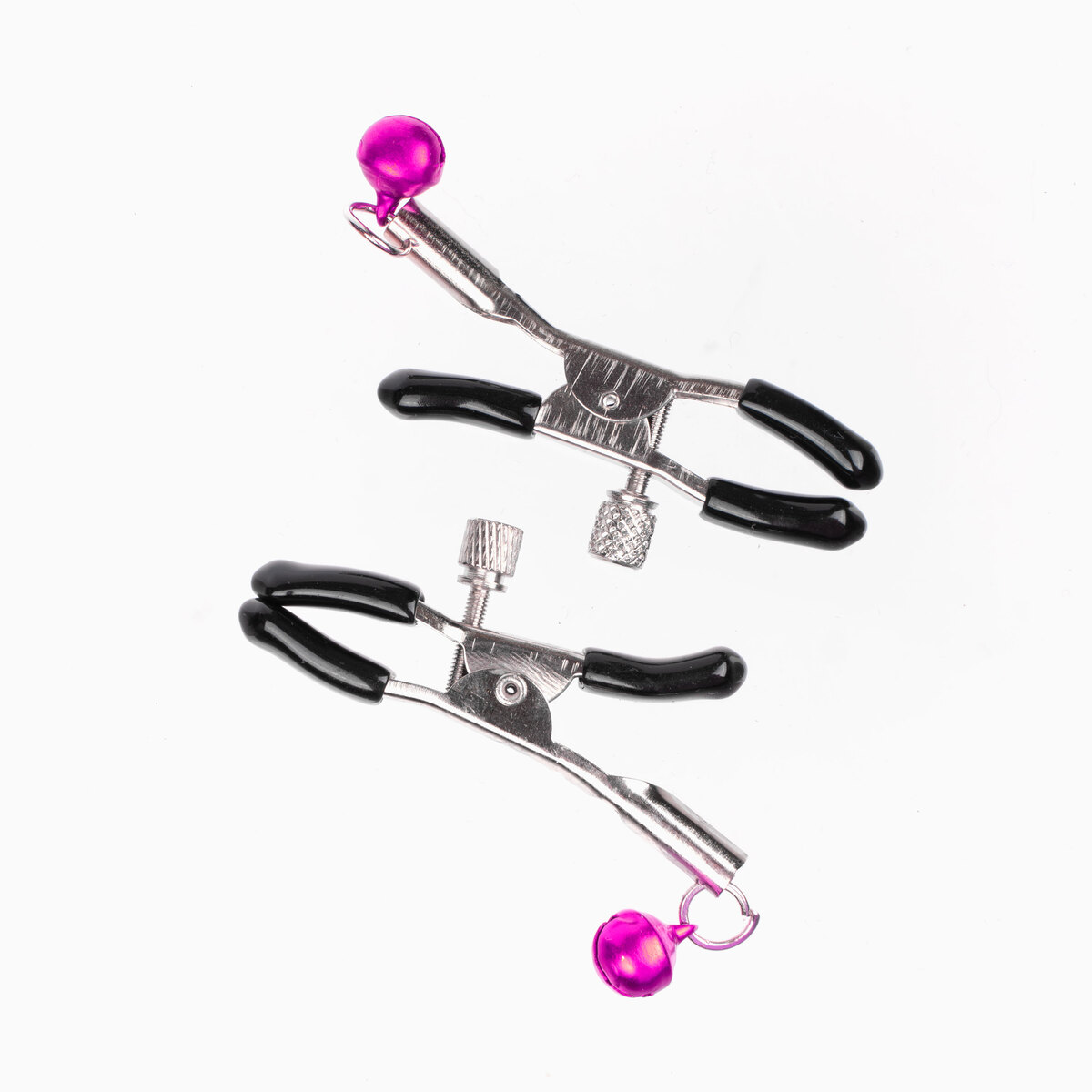 зажимы для сосков регулируемые с шариками фуксия в Краснодаре