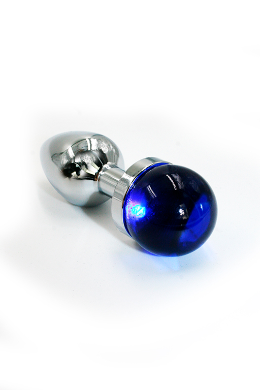 анальная пробка из аллюминия blue в Краснодаре