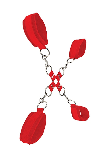 крестообразные наручники (оковы, фиксаторы) для рук и ног velcro hand and leg cuffs в Краснодаре