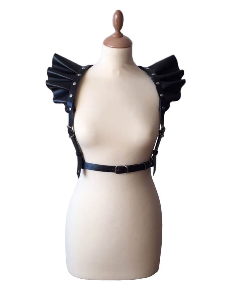 Эротическое бондажный комплект ангел, черный в Краснодаре