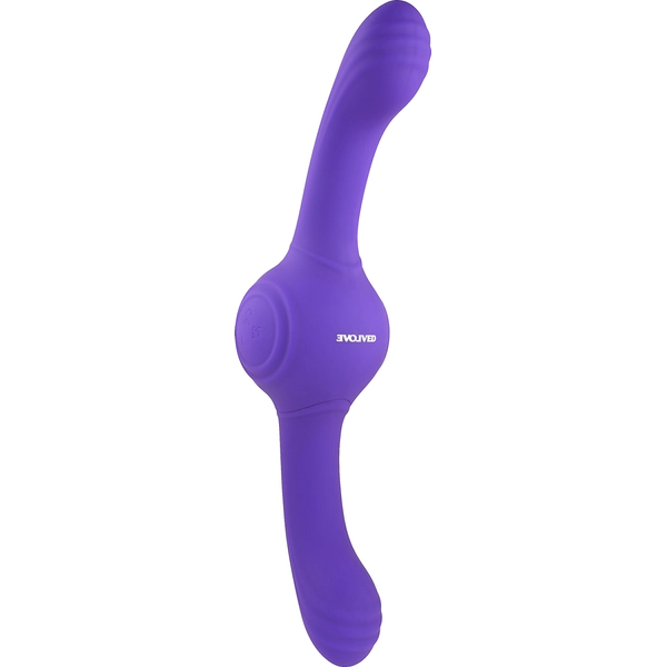 двусторонний вибромассажер с гироскопом our gyro vibe, фиолетовый в Краснодаре
