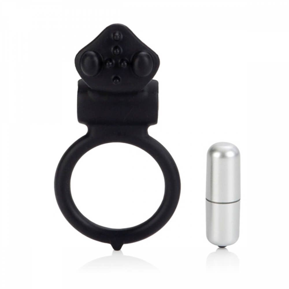 виброкольцо california exotic novelties body & soul affection, черное в Краснодаре