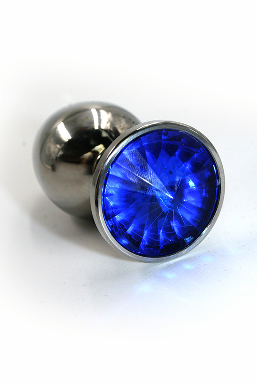 анальная пробка "large" из аллюминия dark blue в Краснодаре