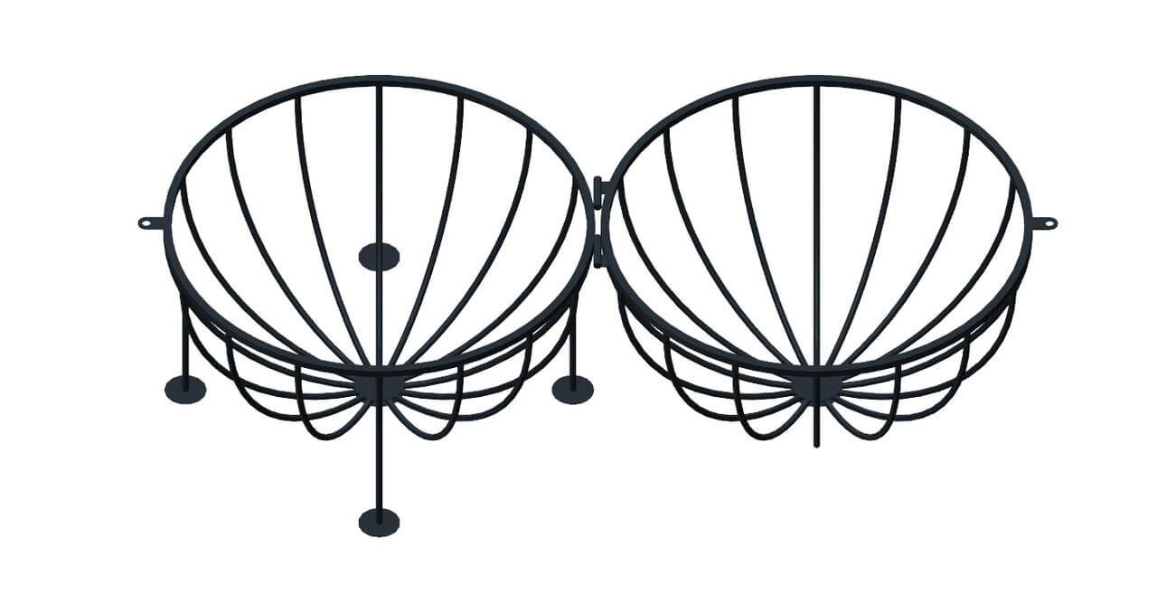 клетка трискель шар страсти, черная в Краснодаре