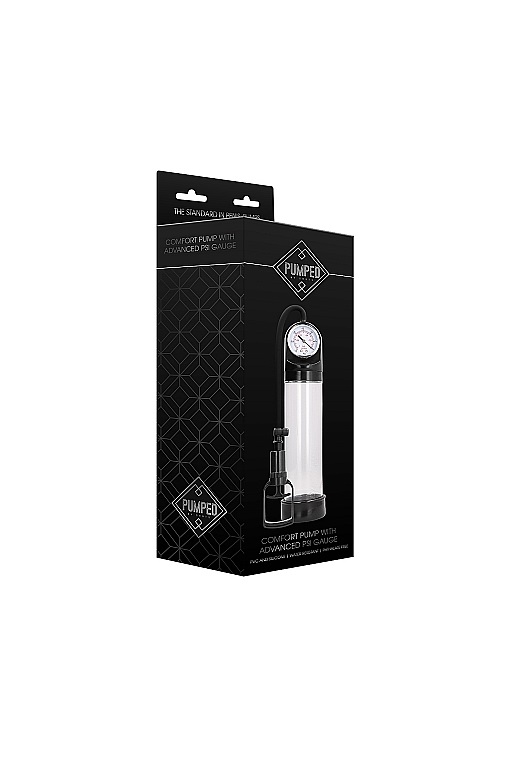 ручная вакуумная помпа для мужчин с манометром comfort pump with advanced psi gaug в Краснодаре