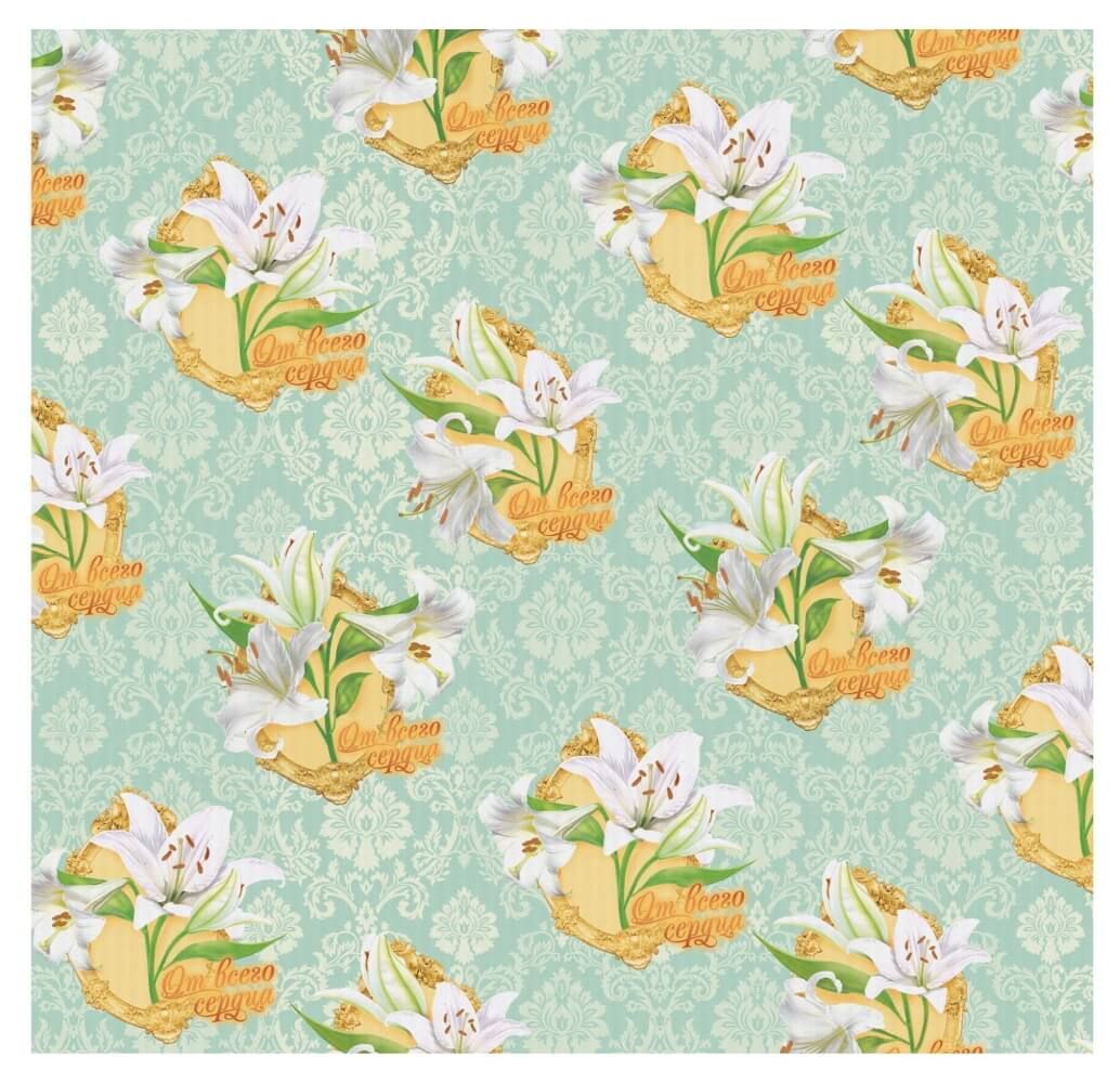 набор для упаковки подарка сима ленд нежная лилия, с аромабумагой в Краснодаре