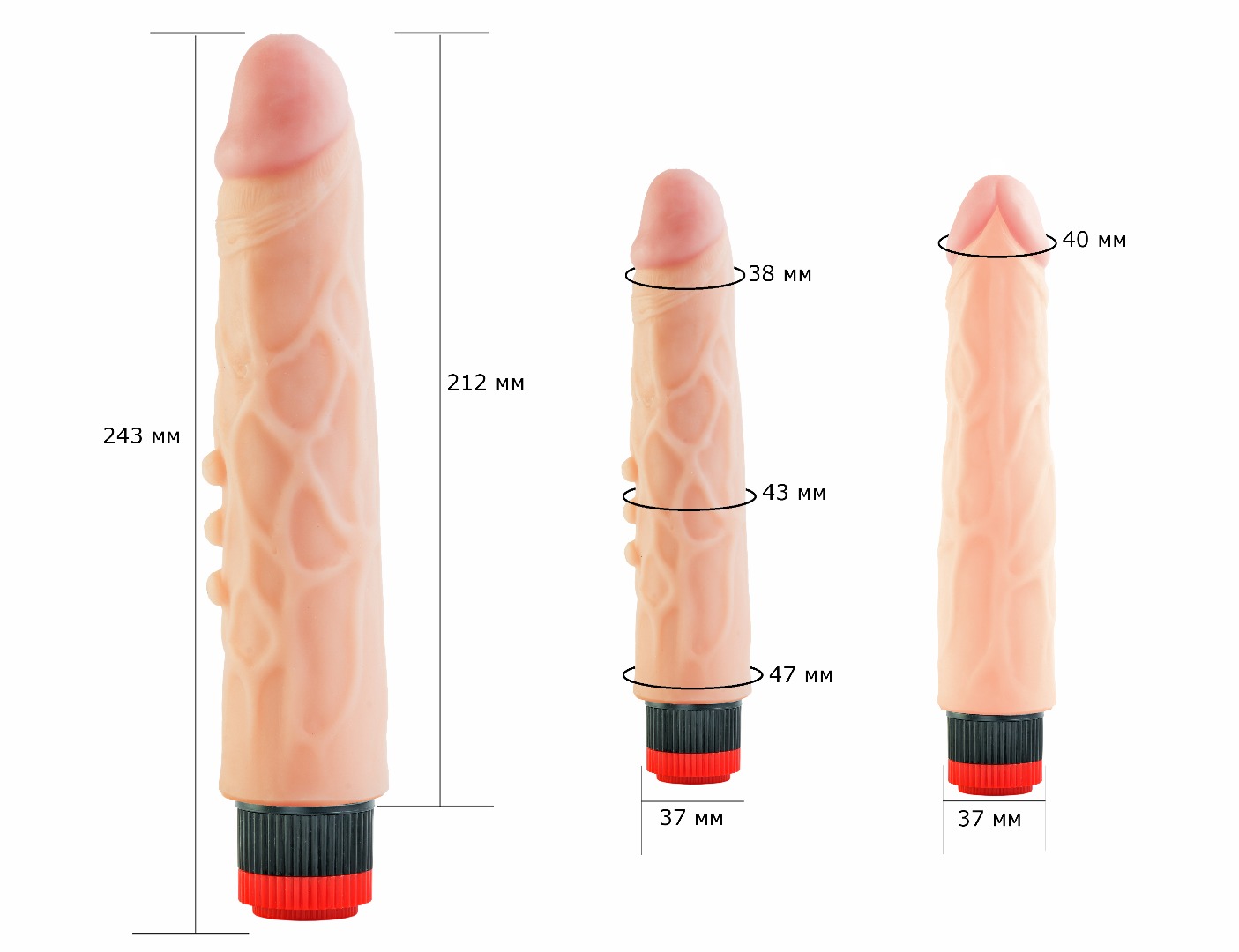 вибромассажёр human copy 8"2  600903ru в Краснодаре