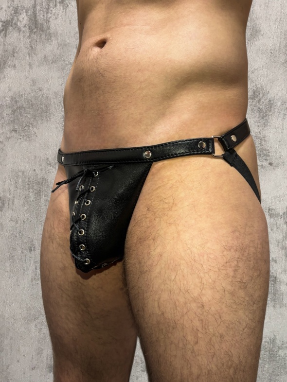 Эротическое кожаные мужские трусы со шнуровкой boys arsenal 52037ars в Краснодаре