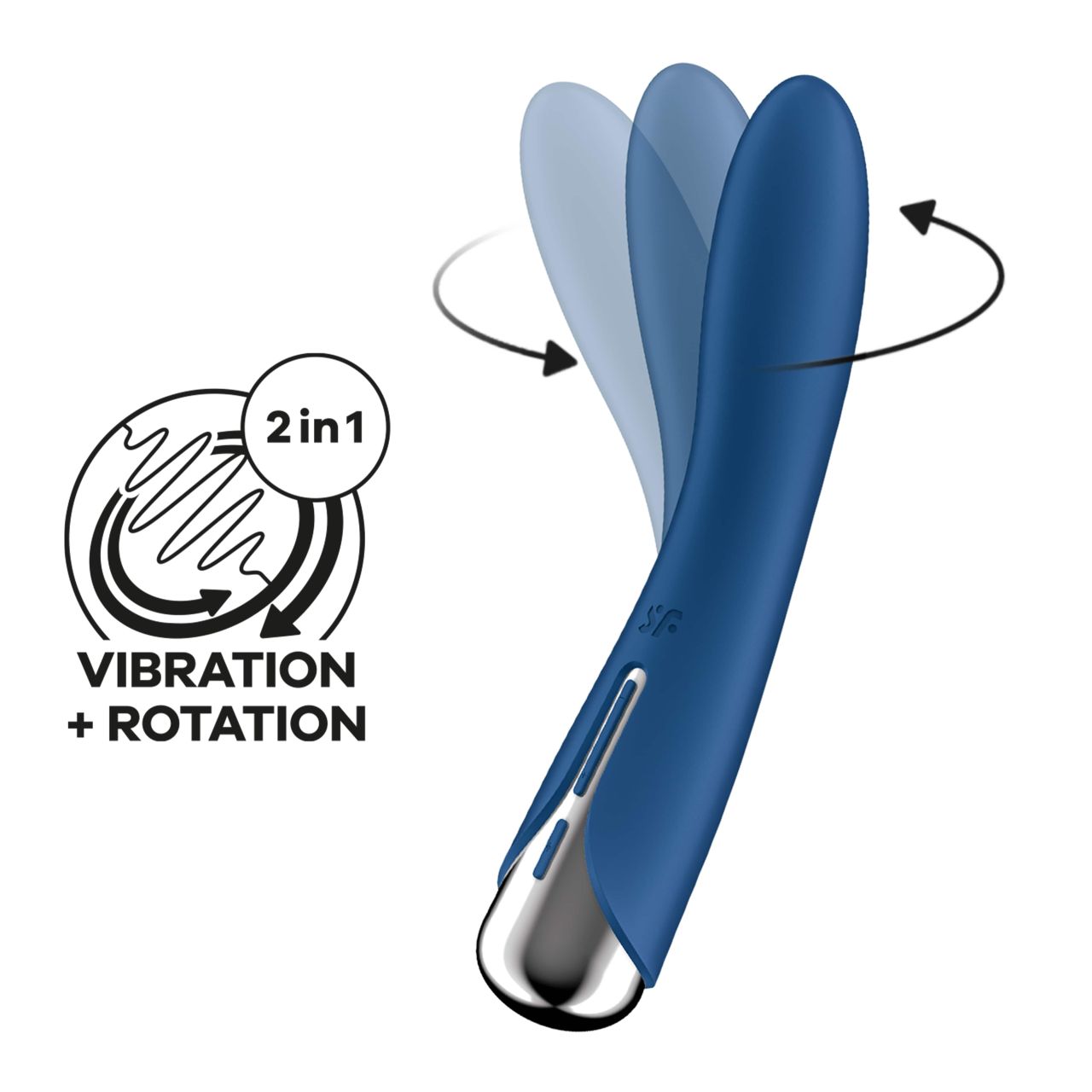 вибромассажер spinning vibe 1 (blue) в Краснодаре