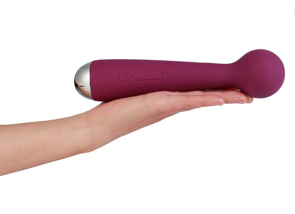 универсальный массажер с насадкой svakom emma, фиолетовый в Краснодаре