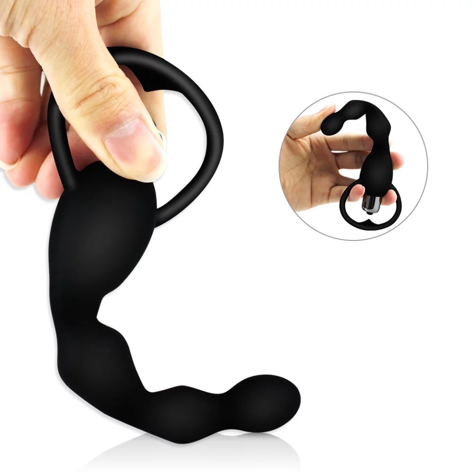 анальный вибростимулятор черный 16х2см 47495-mm в Краснодаре