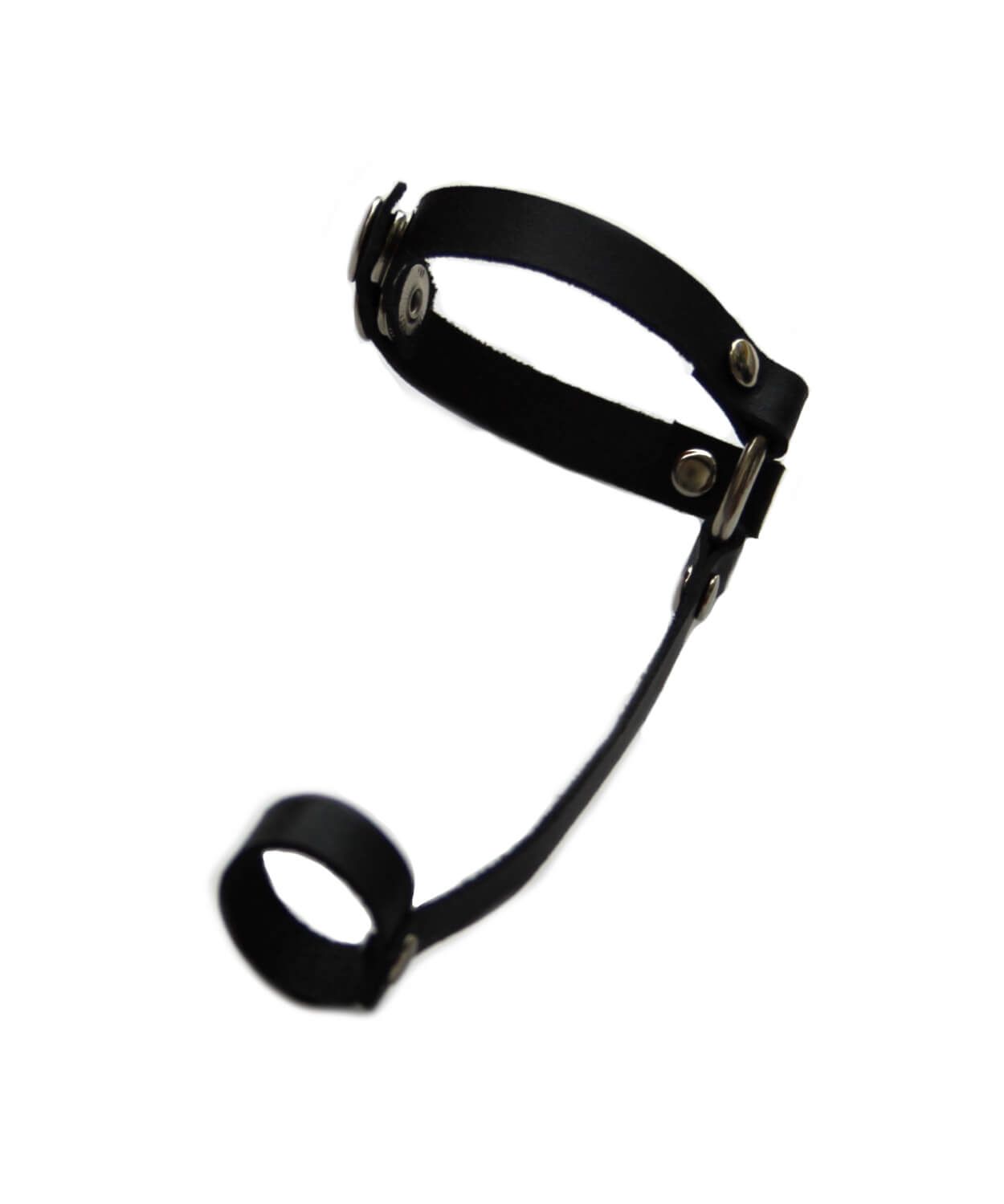 Браслет PinkRabbit на запястье и палец, черный