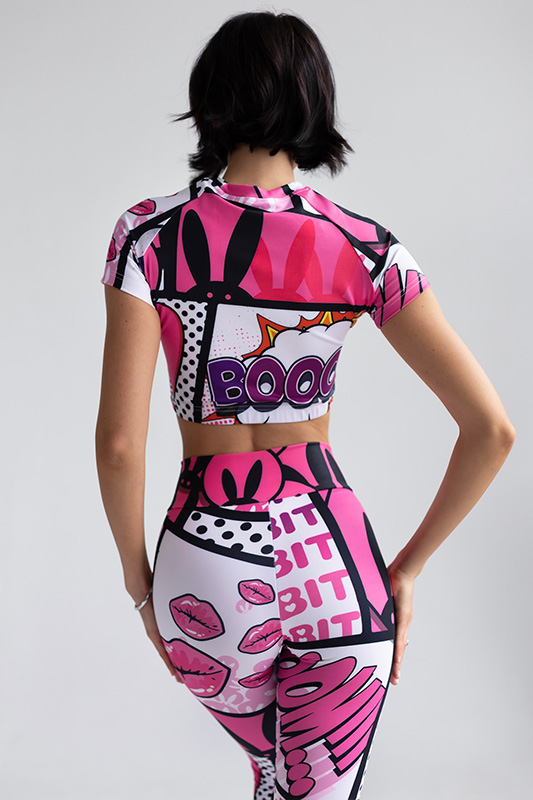 Кроп-топ PinkRabbit BOOM!