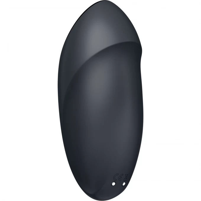 вибромассажер satisfyer tap & climax 1, силикон, серый, 11 см в Краснодаре