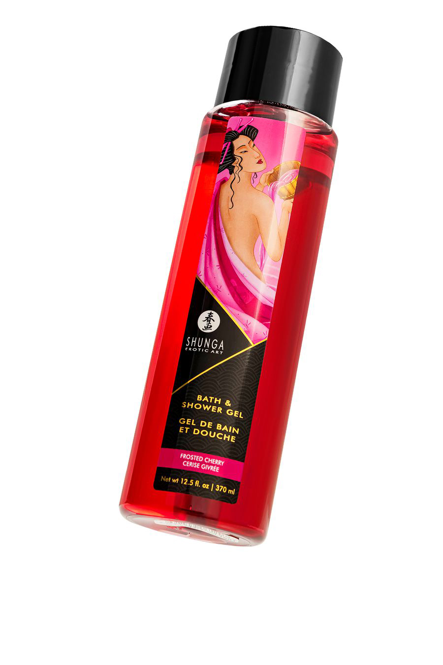 гель для ванны и душа shunga «морозная вишня», съедобный, на водной основе, 370 мл в Краснодаре