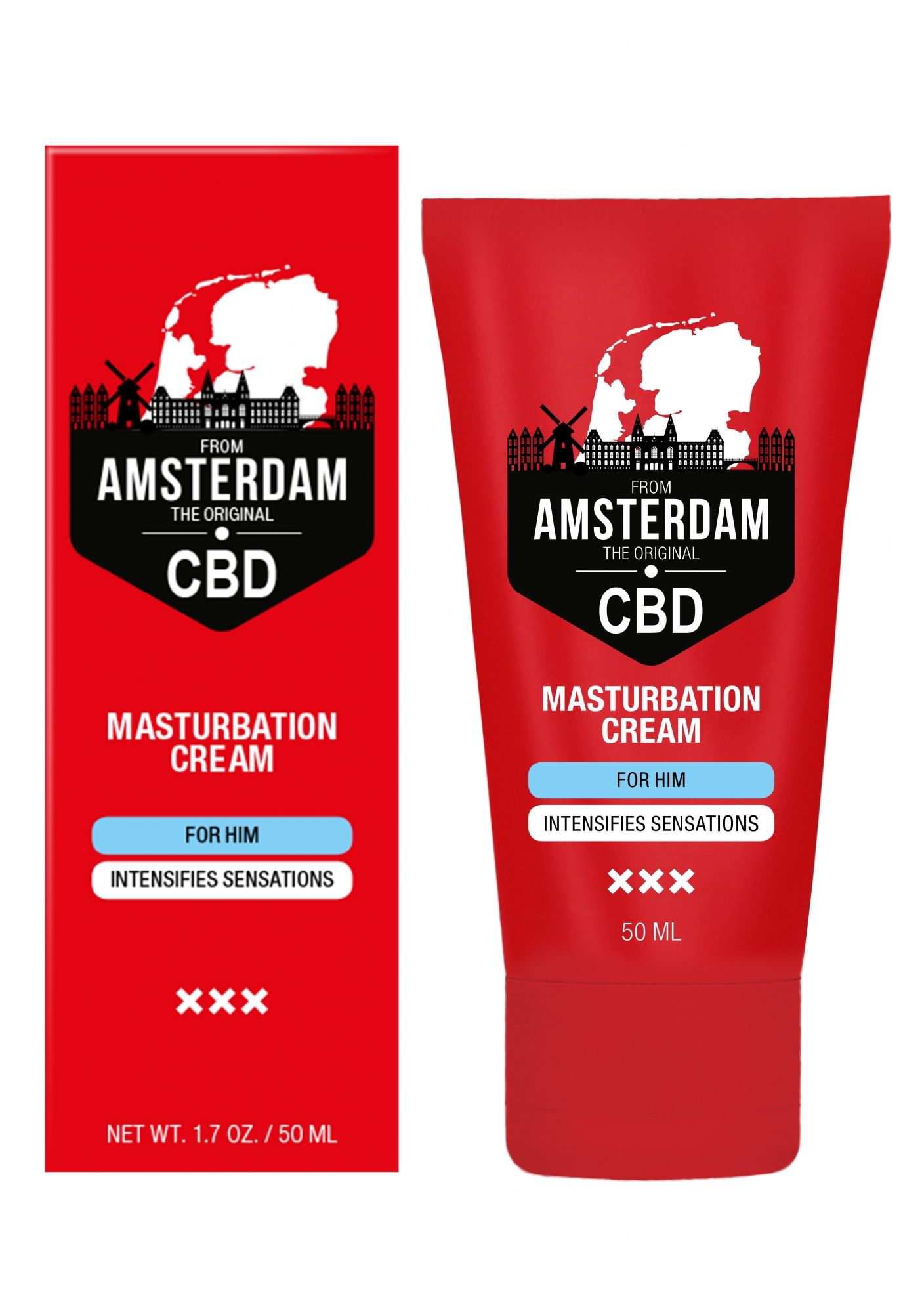 Крем для мастурбации для Него CBD from Amsterdam, 50 мл