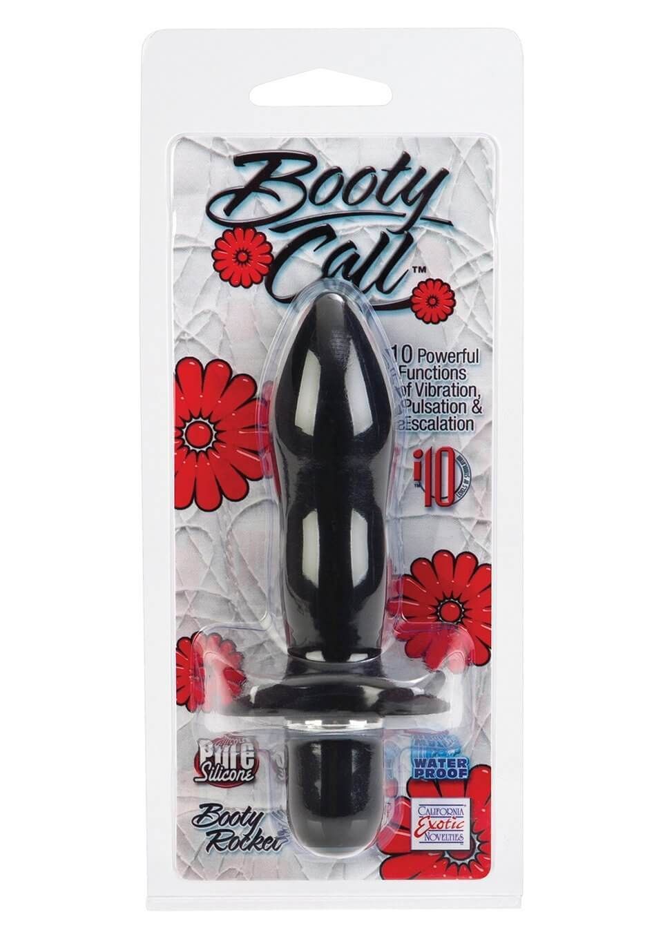 вибропробка california exotic novelties booty call booty rocket, чёрная в Краснодаре