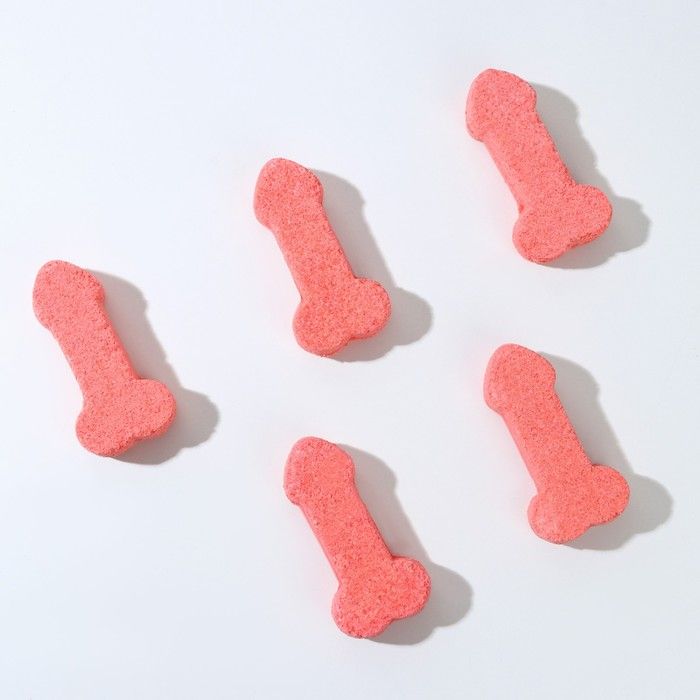 набор бомбочек для ванны в форме мужского достоинства «как у бывшего», 5 шт по 30 г, цитрус в Краснодаре