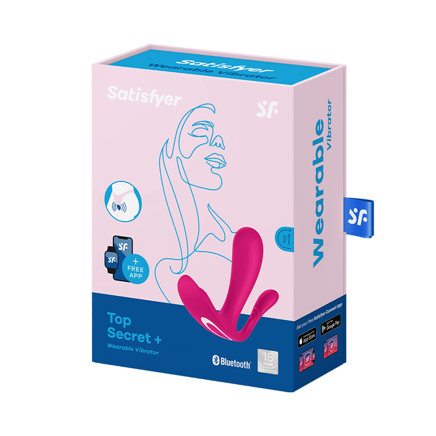 Вибратор Satisfyer Top Secret+ Connect App Pink 003429SA