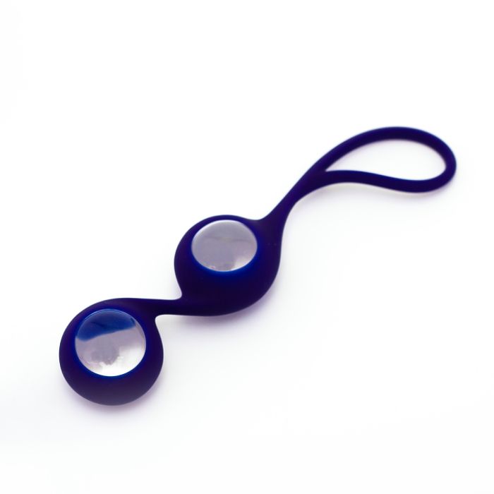 Вагинальные шарики PinkRabbit TOYZ, 19мм, фиолетовые