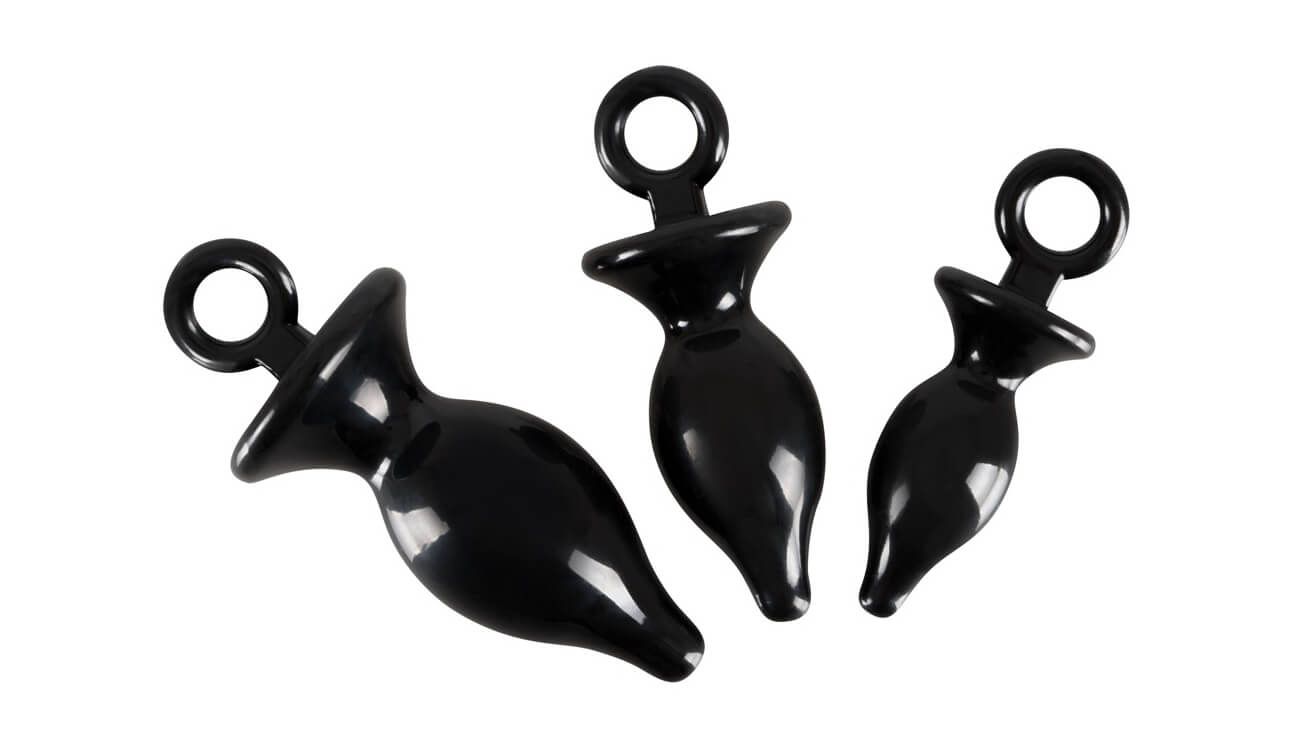 набор анальных пробок orion anal training set, черный в Краснодаре