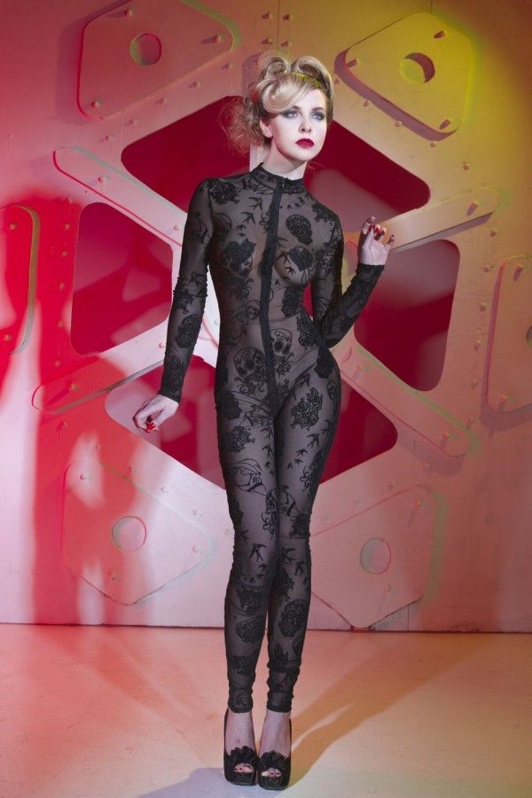 Эротическое комбинезон catanzaro beverly tattoo черный, m в Краснодаре