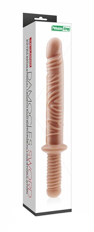 фаллоимитатор двойной lovetoy дамоклов меч, телесный в Краснодаре