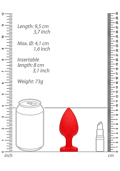 анальная пробка extra large diamond heart butt plug в Краснодаре