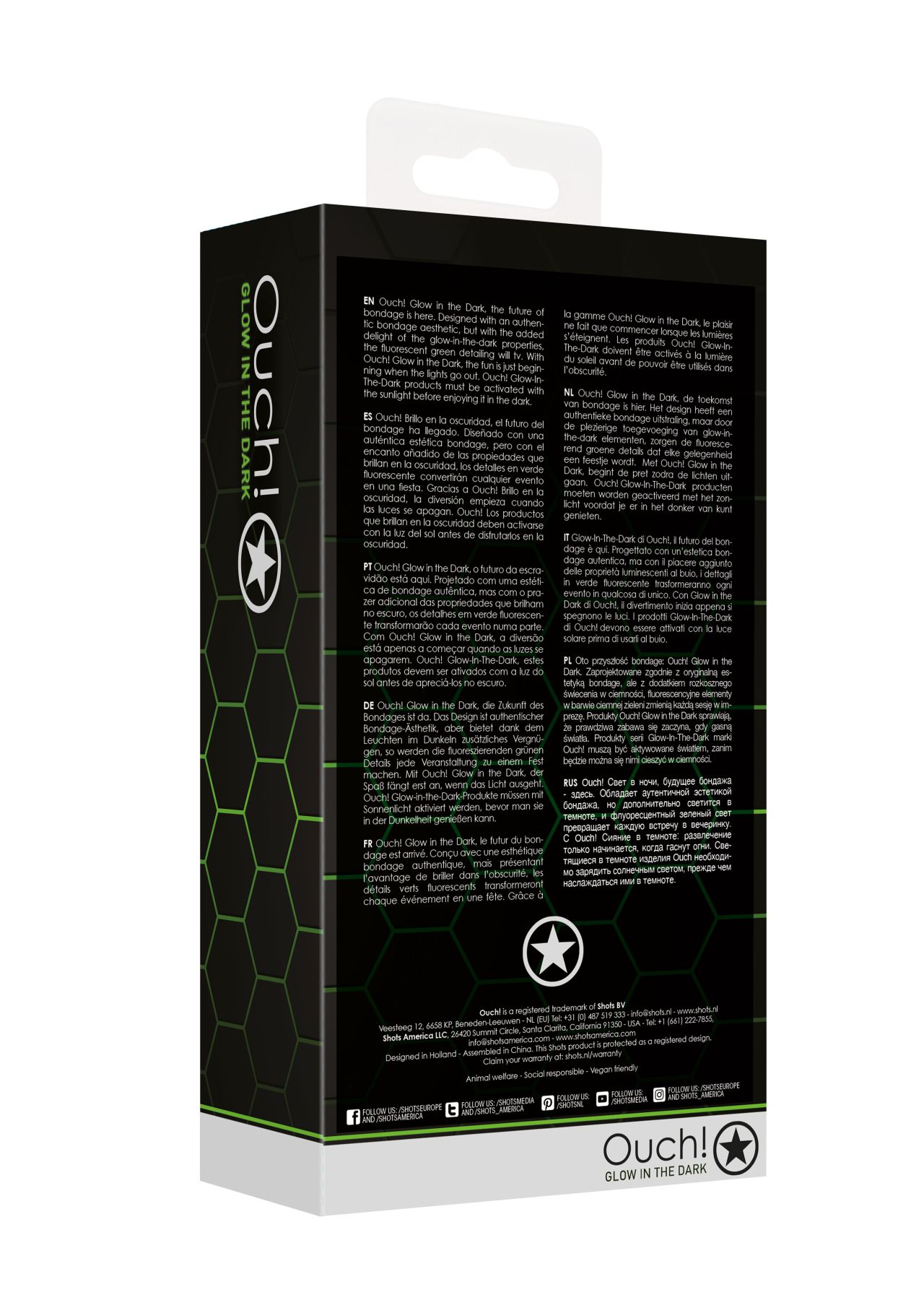 портупея body harness - glow in the dark (s/m) в Краснодаре