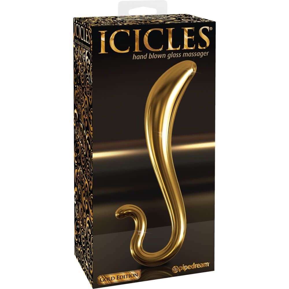 фаллоимитатор pipedream icicles gold edition g02, стеклянный в Краснодаре