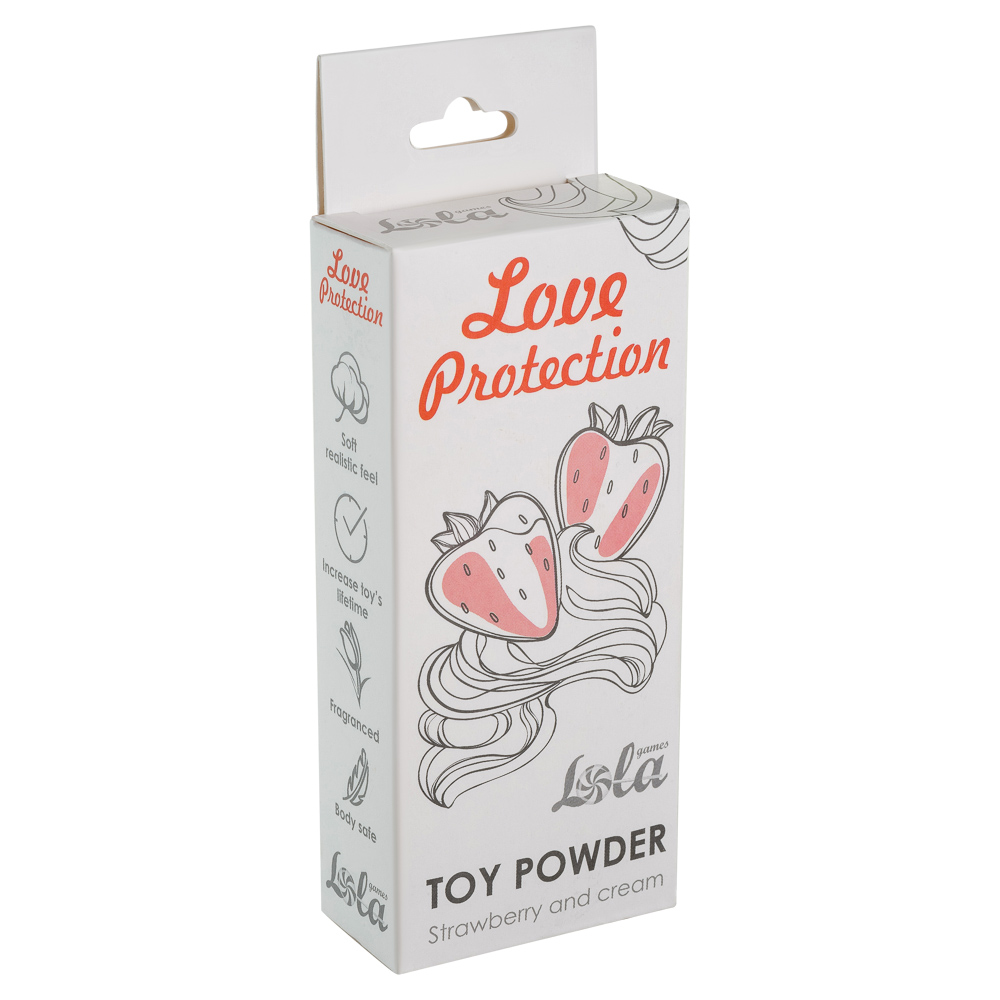пудра для игрушек ароматизированная love protection клубника со сливками 15гр 1820-00lola в Краснодаре