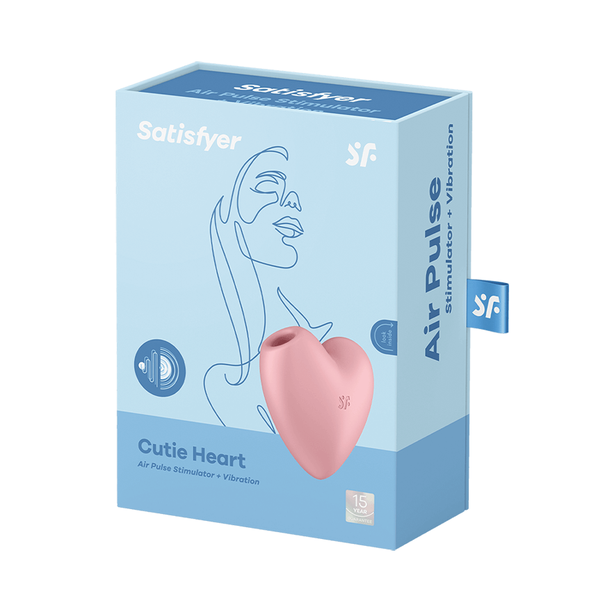 Вакуумный массажер Satisfyer Cutie Heart light red 037264SA